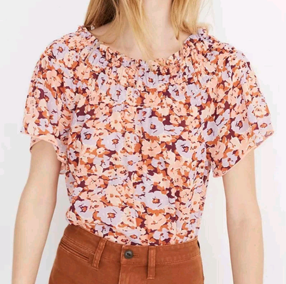 Madewell Floral Top